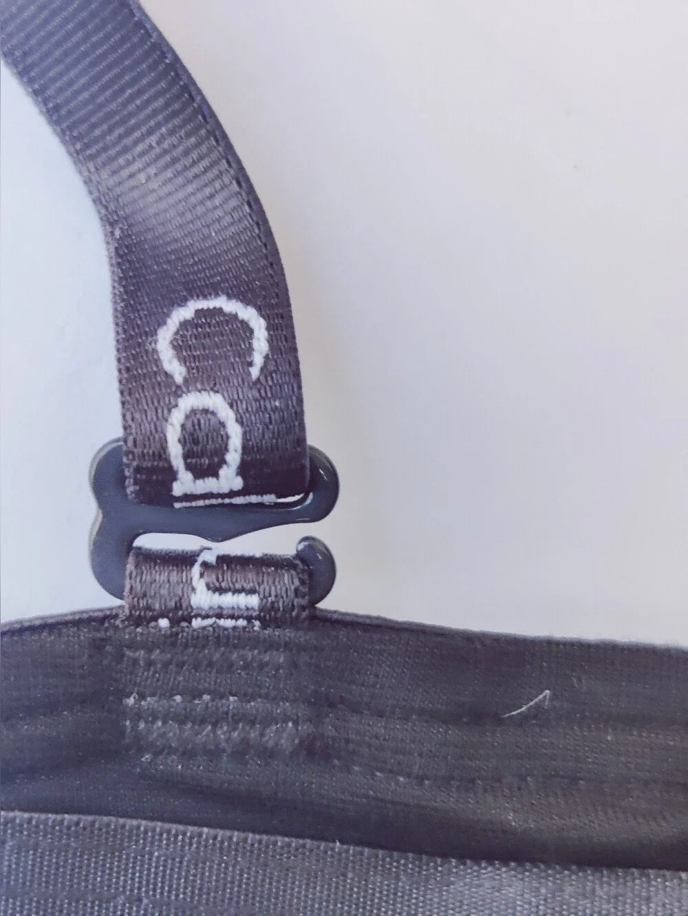 Calvin Klein Bra 34B Logo Band Black Push-Up Convertible